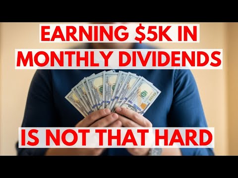 This is How Much You'll Need to Earn $5,000 a Month in Dividends