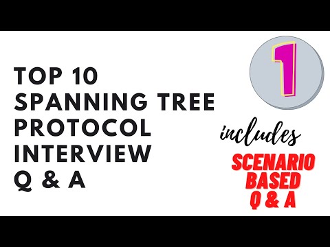 TOP 10 SPANNING TREE PROTOCOL | STP | INTERVIEW QUESTIONS & ANSWER | PART 1