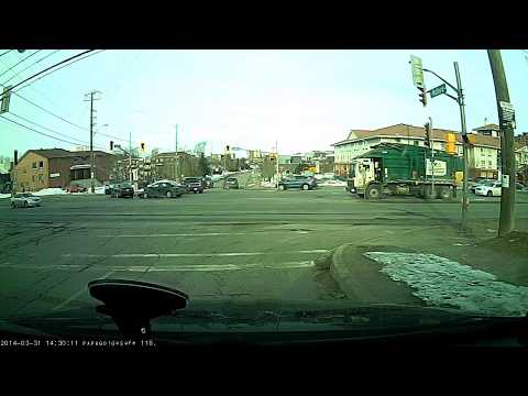 Accident, Walford and Paris st intersection in Sudbury, ON. March 14th 2018