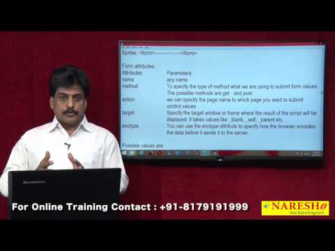 HTML Forms - Part 1 | Web Technologies Tutorial | Mr.Subbaraju
