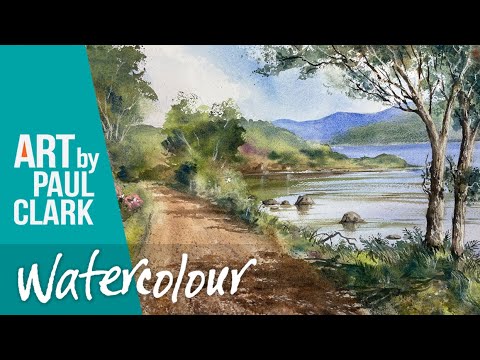 How to Paint a Scottish Loch in Watercolour