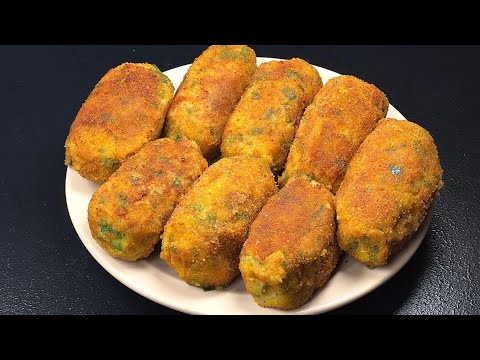 Diese Kartoffelschnitzel sind einfach köstlich! Das leckerste Abendessen!