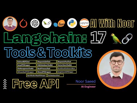 Tools and Toolkits in LangChain | Python RAG Tutorial | LangChain Tutorials | Python RAG | Video 17