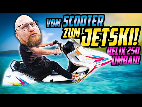Vom ALTEN Scooter zum JETSKI! - Honda Helix 250 - Die VERWANDLUNG!