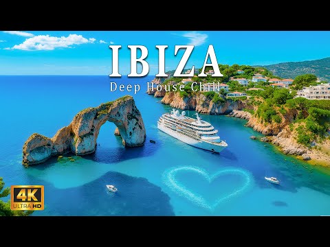 [4K] Ibiza 2025 🌅 Crystal Waters & Stunning Coastline | Deep House Chill Mix - WanderScape 4K