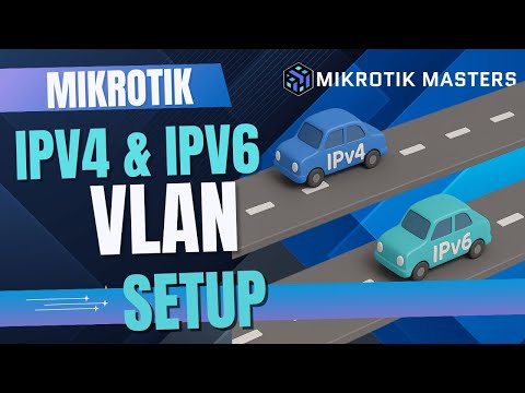 IPv4 + IPv6 Inter VLAN Routing on MikroTik — Dual Stack VLAN Setup