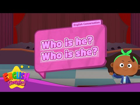 Who is he? Who is she?  - [Who] - Renewal - Easy Dialogue - Role Play