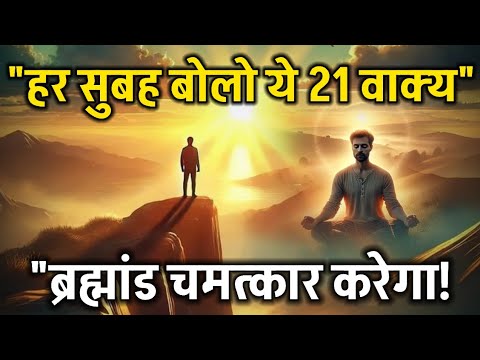 "हर सुबह 21 धन्यवाद Affirmations बोलो | ब्रह्मांड काम करने लग जाएगा | Spiritual Success #universe