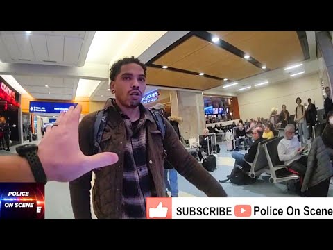 Man unleashes MAX CHAOS at the Dallas-Fort Worth Airport Concourse