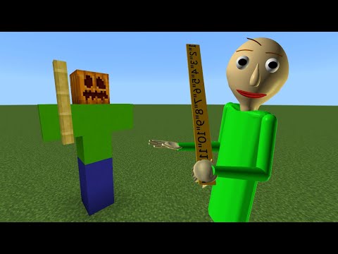 Baldi's Basics Plus Addon in Minecraft PE