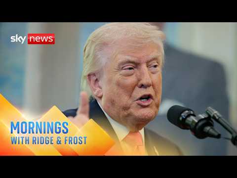 Trump claims Iran has agreed to 'never' have a nuclear weapon | Mornings with Ridge and Frost