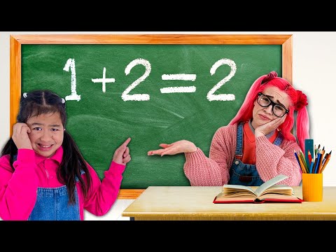 Jannie and Charlotte Shows How to Be Good Students at School | Kids Learn Importance of Education