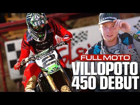 FULL MOTO. 2009 Glen Helen | Ryan Villopoto Charges to the Front in 450 MX Debut | 450 Moto 2