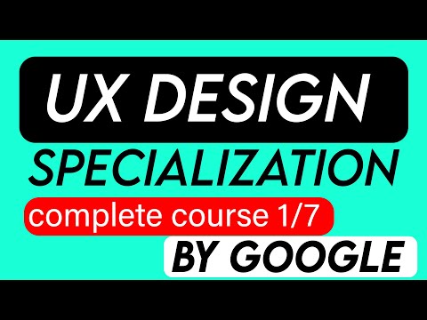 UX Design Tutorial For Beginners | ( Course 1/7 )  Foundations User Experience Design