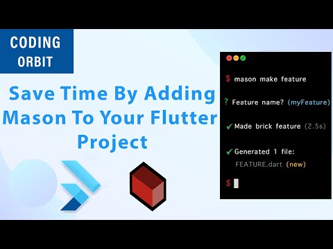 Start Using Mason Now In Your Flutter Project!