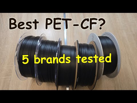 Best PET-CF Filament? I Tested 5 Brands
