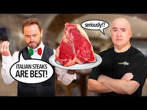Schooling Italian Master Chefs on Steaks!