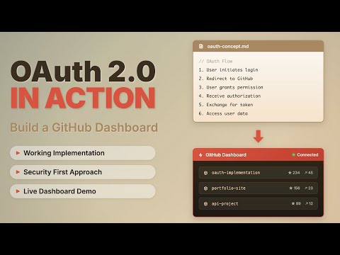 OAuth 2.0 in Action - Build a GitHub Analytics Dashboard