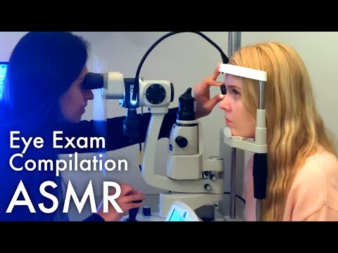 ASMR Real Eye exams at the eye place fitzrovia in London