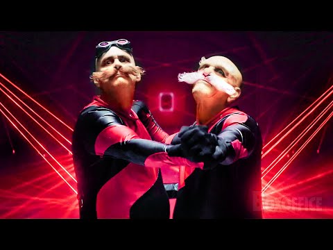 Double Robotnik's Dance Scene (Jim Carrey is a LEGEND 👌) | Sonic 3 | CLIP