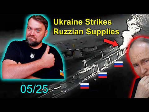 Update from Ukraine | Crazy! Ukraine Hit Ruzzian Supply Train | Ruzzia Strikes Ukraine with Bombers