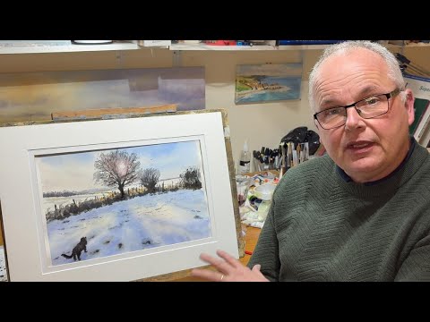 This Watercolour Snow Trick Changes EVERYTHING (Watch It Happen)