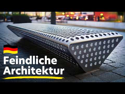 Why are German cities SO uncomfortable?