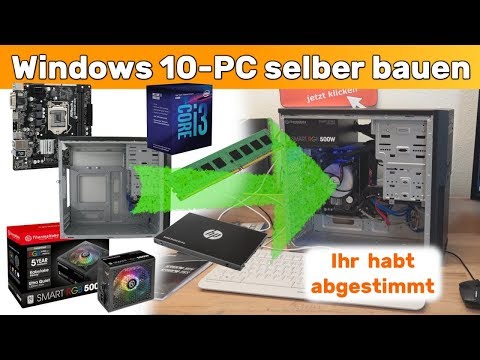 PC selber bauen ⭐ Anleitung Komponenten zusammenstellen ⭐ Windows 10