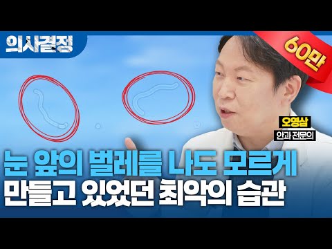 🚨눈 앞에 기어다니는 벌레 비문증! 나쁜 습관이 계속되면 망막박리랑 실명까지 온다고?🚨[의사결정 ep.77 Full Ver.]