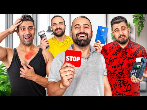 چالش stop با سهیل پرنک و بچه ها😁