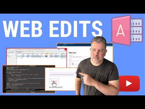 How to Update MS Access Data in a Web App