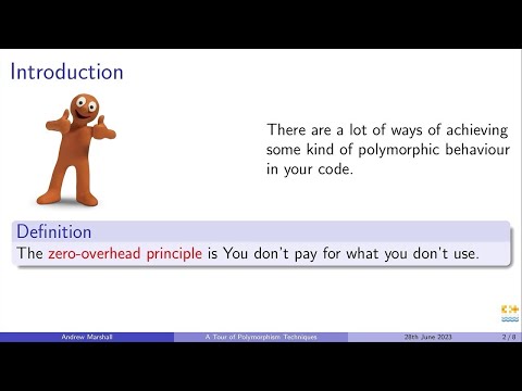 A Tour of Polymorphism Techniques in C++ - Andrew Marshall - C++ on Sea 2023