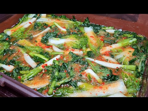 We'll show you how to make pickled radish kimchi with 100% success, even for beginners.