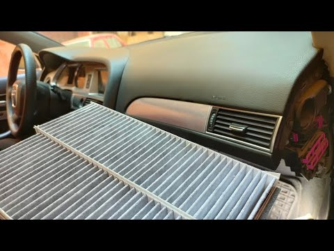 Audi A6 cabin air filter replacement: How to change the Audi air conditioning filter