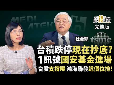 【加開】台股閃崩 杜大師又解定存抄底台積電？國安基金該動了~ 鴻海 聯發科 這時進場撿便宜！《鈔錢部署》盧燕俐 ft.杜金龍 20250407