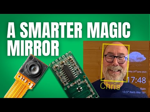 A Smarter Magic Mirror - Raspberry Pi Face Recognition and Doppler Radar Motion Detection