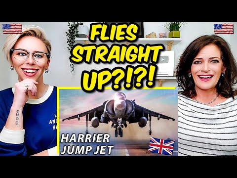 American Couple Reacts: Britain's Vertical Flying Beast | Harrier Jump Jet | FIRST TIME REACTION!