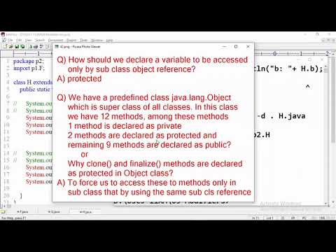 Accessibility Modifiers | Session-2 | FAQs | By Hari Krishna