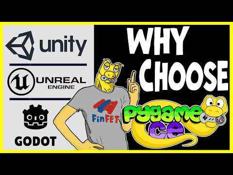 Why use Pygame instead of a Game Engine? Gamedev Python