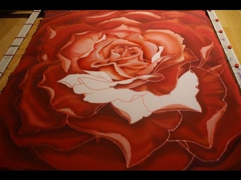 Paintig on silk step by step. Роспись шелка шаг за шагом.