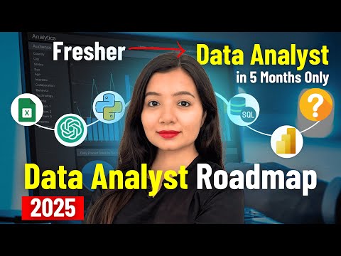 Data Analyst Roadmap 2025 | Complete Study Plan | Projects | Interview Preparation | FREE Resources