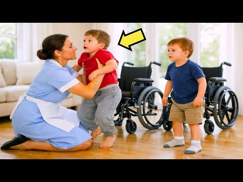 MILLIONÄR INSTALLIERTE KAMERAS UM SEINE KINDER IM ROLLSTUHL ZU ÜBERWACHEN… ABER WAS ER SAH…