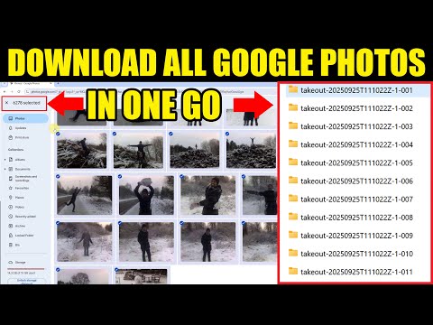 Download All Google Photos & Videos at Once | Google Takeout Full Tutorial