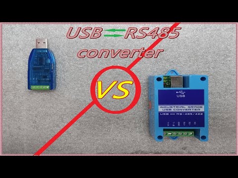 USB-RS485 конвертери, порівняння, підключення, з'єднання по RS-485 два компьютера та газоаналізатор