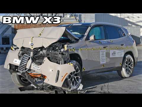 BMW X3 XDRIVE30I  crash test 2025