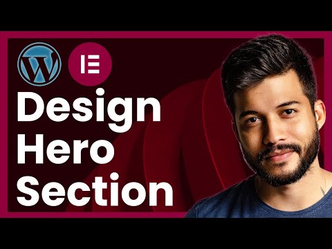 How To Design Hero Section In Elementor (responsive web design)