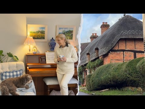 Slow Winter Reset 🌿 English Countryside Walk | DIY Lampshade | A 1940s Recipe