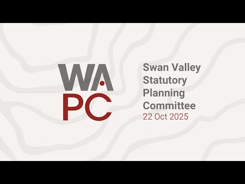 Swan Valley Statutory Planning Committee - 22 October 2025