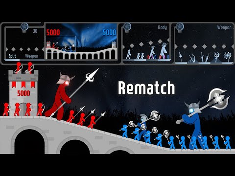 Select Your Body & Weapon (Rematch) - Stickman & Ragdoll Fight