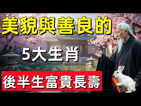 ⛩️☯🐉美貌與善心並存的五大生肖｜福報深厚，後半生注定富貴安康、壽長福多！#修行思維 #修行 #福報 #禪 #道德經 #覺醒 #開悟 #禅修⛩️☯🐉